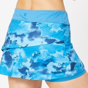 Fila Deuce Court Layered Skirt Size Large